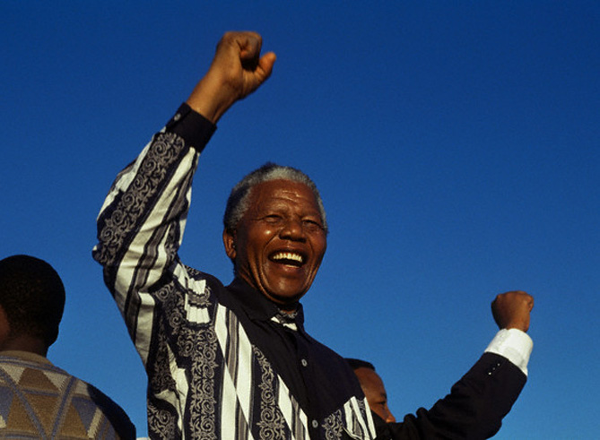Nelson Mandela (Photo credit: Greg Marinovich/Sygma/Corbis)