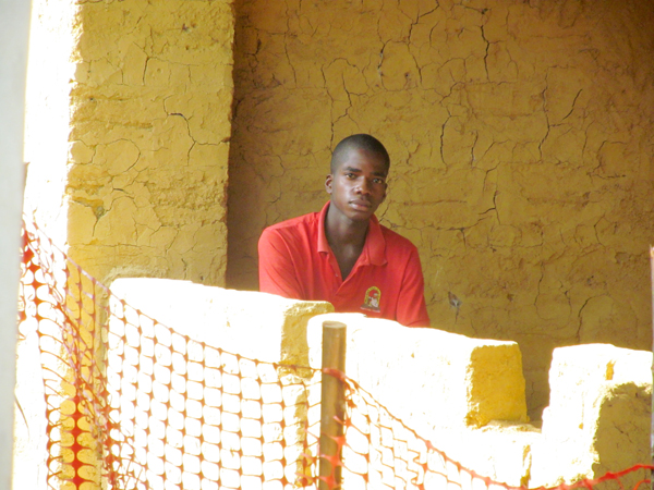 Yarpah Gowuah under quarantine in the village.