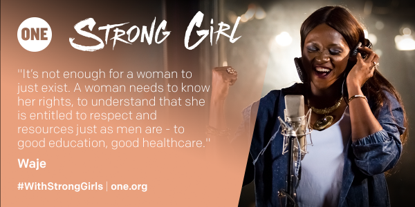 Strong girl - WAJE quote Twit
