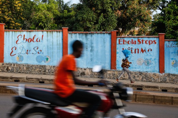 Life is returning to the streets of Freetown in Sierra Leone. The Ebola outbreak—which claimed nearly 4,000 lives nationally and led to a ban on public gatherings—was declared over by the World Health Organization on Saturday. (Photo credit: Simon Davis/DFID)