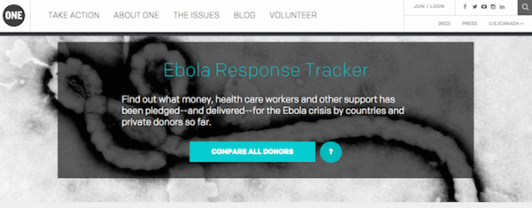 The online, interactive tracker developed to hold leaders accountable.